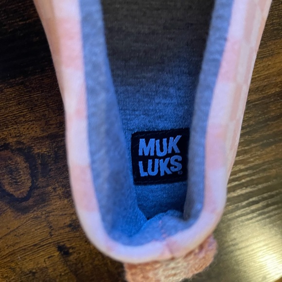 NWT Muk Luks Soft Pink Ballerina Slippers Size S 5/6 - Picture 2 of 6